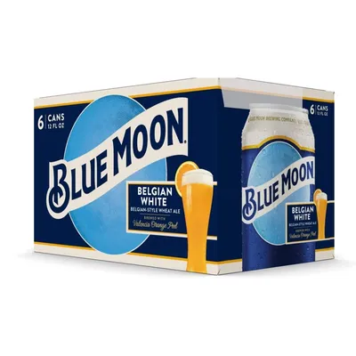 Blue Moon Belgian White 6 Pack 12 oz Cans