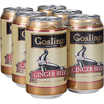Gosling Ginger Beer 6 pack 12 oz Cans
