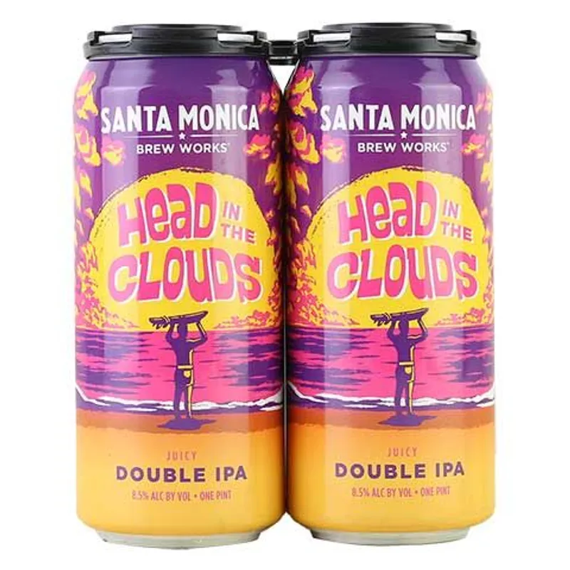 Santa Monica Brew Works Head in the Clouds Double IPA view 1