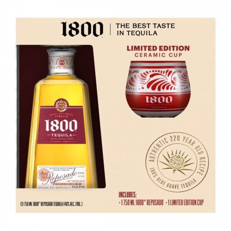 1800 Tequila Reposado Gift Set view 1