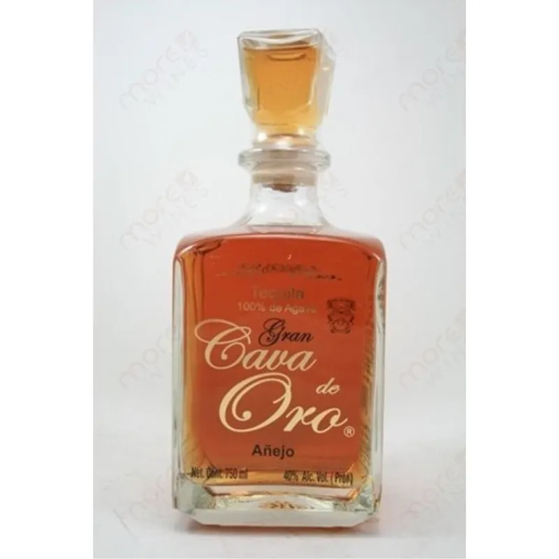 Cava De Oro Anejo Tequila view 1