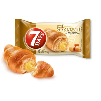 7DAYS Soft Croissant Dulce de Leche 2.65 oz Bag