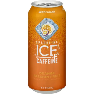 Sparkling ICE + Caffeine Orange Passionfruit 16oz Can
