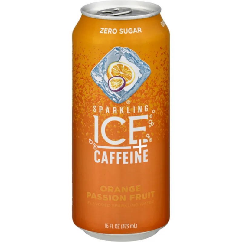 Sparkling Ice + Caffeine Orange Passionfruit view 1