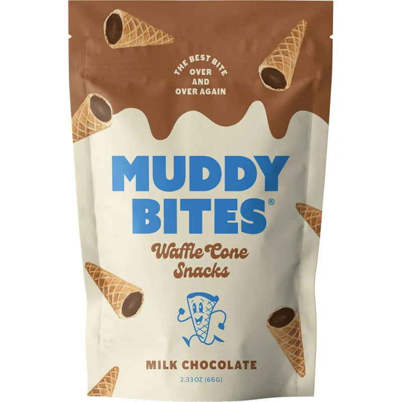 Muddy Bites Waffle Cone Snacks Milk Chocolate view 1