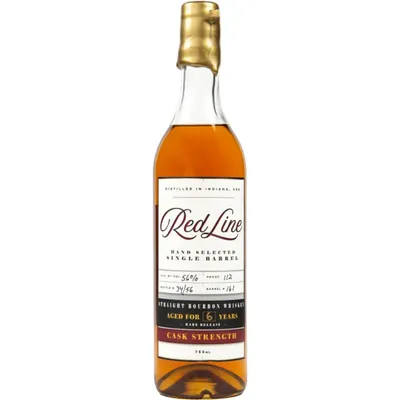 Red Line Single Barrel 6 Year Straight Bourbon Whiskey 750ml