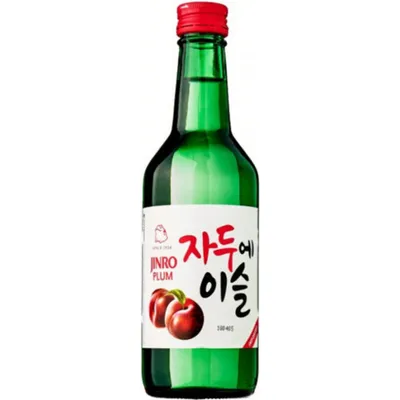 Jinro Chamisul Plum Soju 375ml Bottle