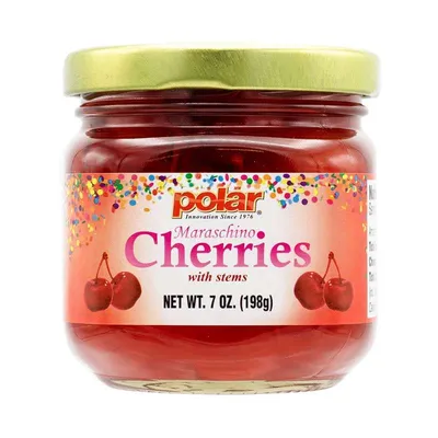 Polar Maraschino Cherries 7 oz Jar