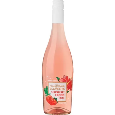 Chateau Ste. Michelle Elements Strawberry Hibiscus Rose Wine 750ml Bottle