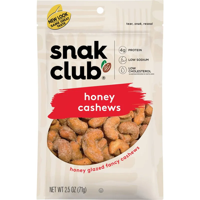 Snak Club Honey Cashew view 1
