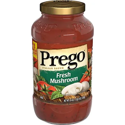 Prego Fresh Mushroom Italian Sauce 24oz Jar
