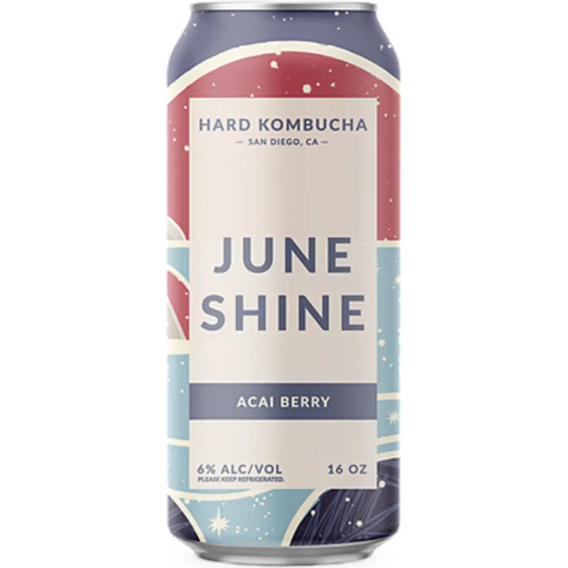 Juneshine Acai Berry Kombucha view 1
