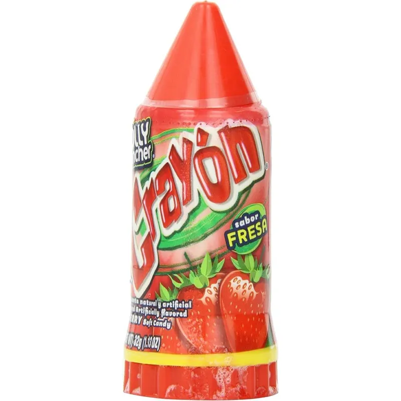 Lorena Crayon Strawberry Flavored Candy view 1