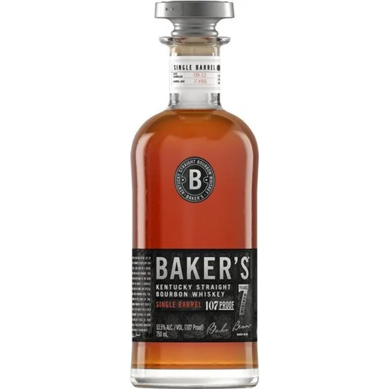 Bakers Kentucky Straight Bourbon Whiskey Single Barrel 7 Year view 1