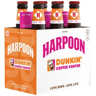 Harpoon Dunkin' Cold Brew Coffee Porter
