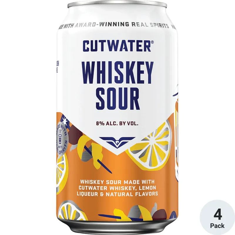 Cutwater Whiskey Sour view 1