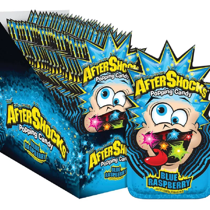 After Shocks Popping Candy Blue Raspberry view 1