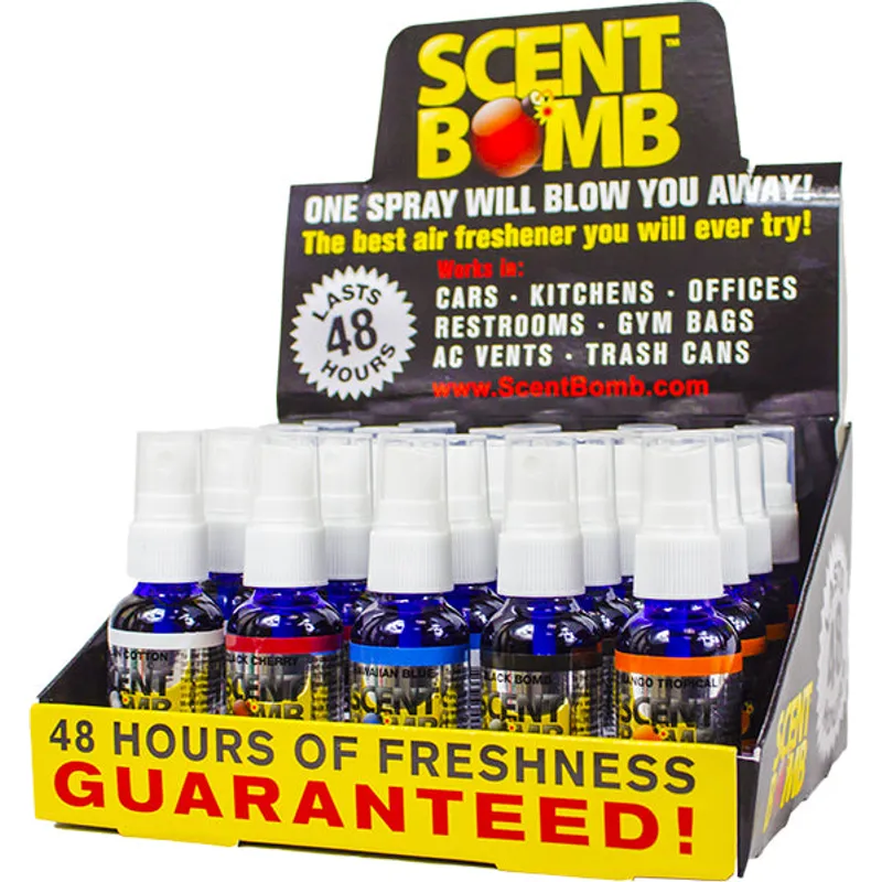 Scent Bomb Clean Cotton Spray Air Freshener view 1