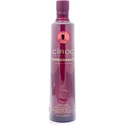 CIROC Limited Edition Pomegranate, 750 mL (Made with Vodka Infused with Natural Flavors) 750ml Bottle