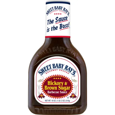 Sweet Baby Ray's Barbecue Sauce Hickory & Brown Sugar 18 oz Bottle