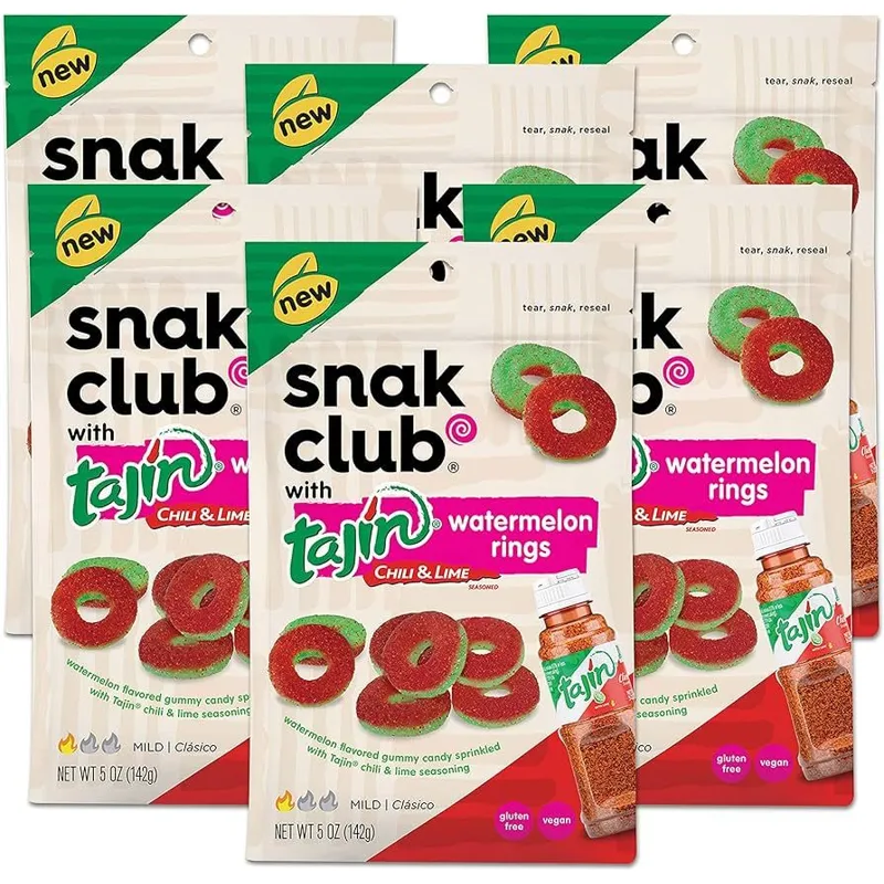 Snak Club Mild Tajin Chili & Lime Seasoned Watermelon Rings view 1