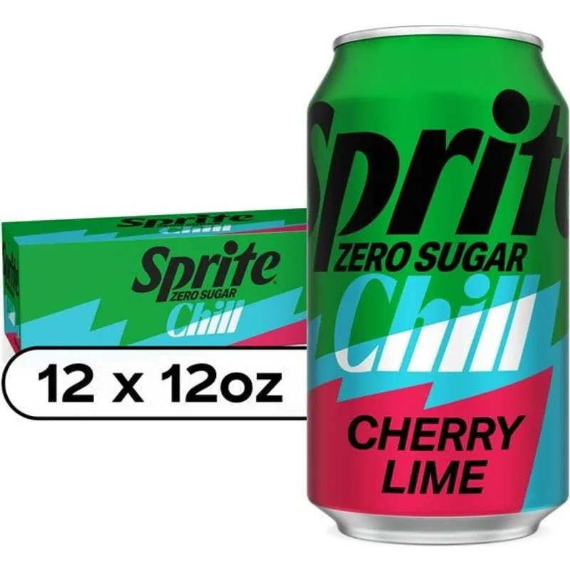 Sprite Chill Cherry Lime Lemon-Lime Soda view 1