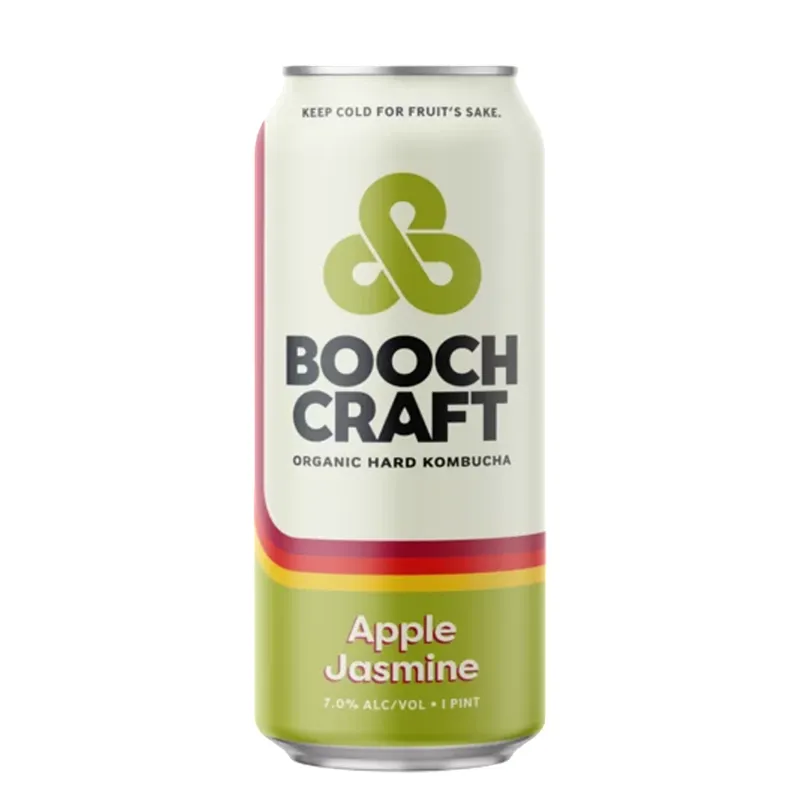Boochcraft Apple Jasmine Organic Hard Kombucha view 1