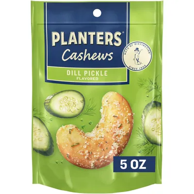 Planters Cashews Dill Pickle Flavored 5 oz Bag
