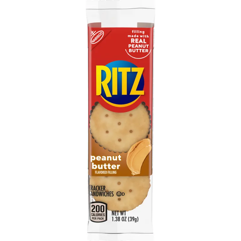Nabisco Ritz Cracker Sandwiches Peanut Butter view 1