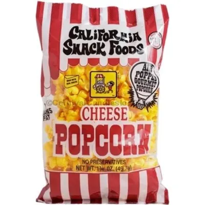California Snacks Cheese Popcorn 1.75 Oz Bag