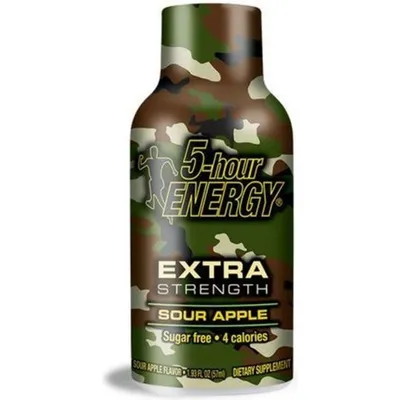 5-Hour Energy Extra Strength Sour Apple 1.93oz Bottle
