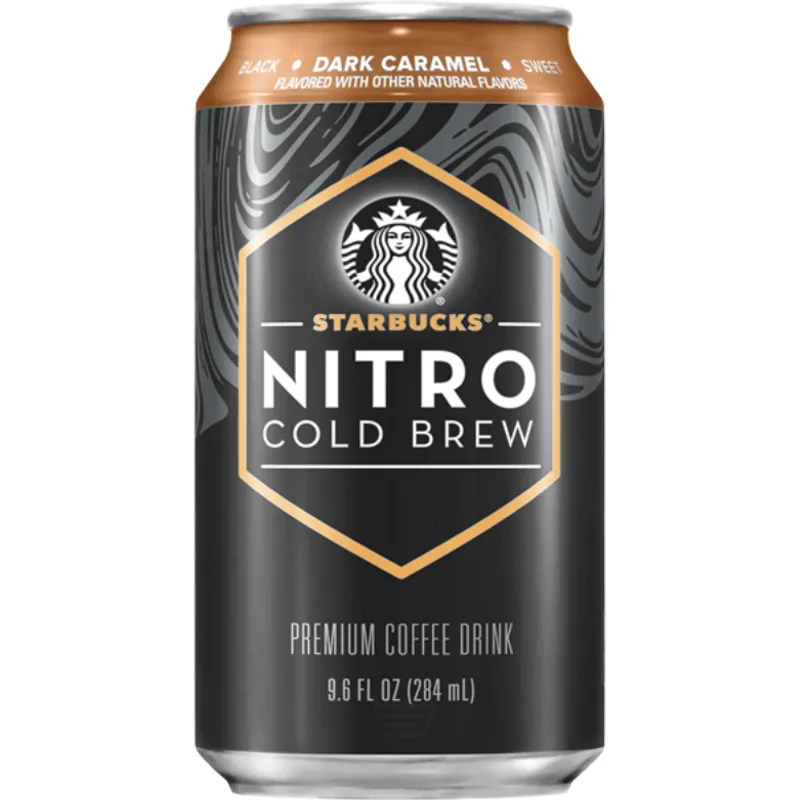 Starbucks Nitro Dark Caramel Cold Brew view 1