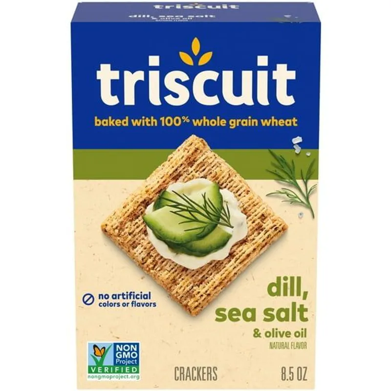 Triscuit Dill Sea Salt & Olive Oil Crackers view 1