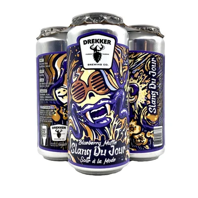 Drekker Slang Du Jour Blueberry Cheesecake 4 Pack 16 oz Cans