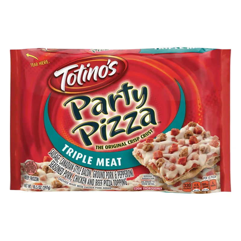 Totino's Party Pizza Triple Meat Box view 1