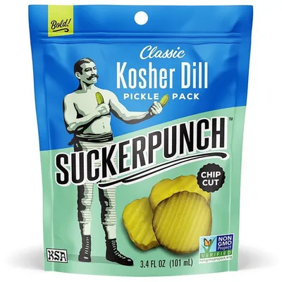 SuckerPunch Classic Dill Pickles 3.4 oz