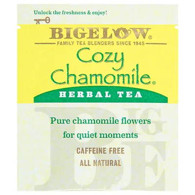 Bigelow Cozy Chamomile Herbal Tea 20 tea bags 0.73 oz