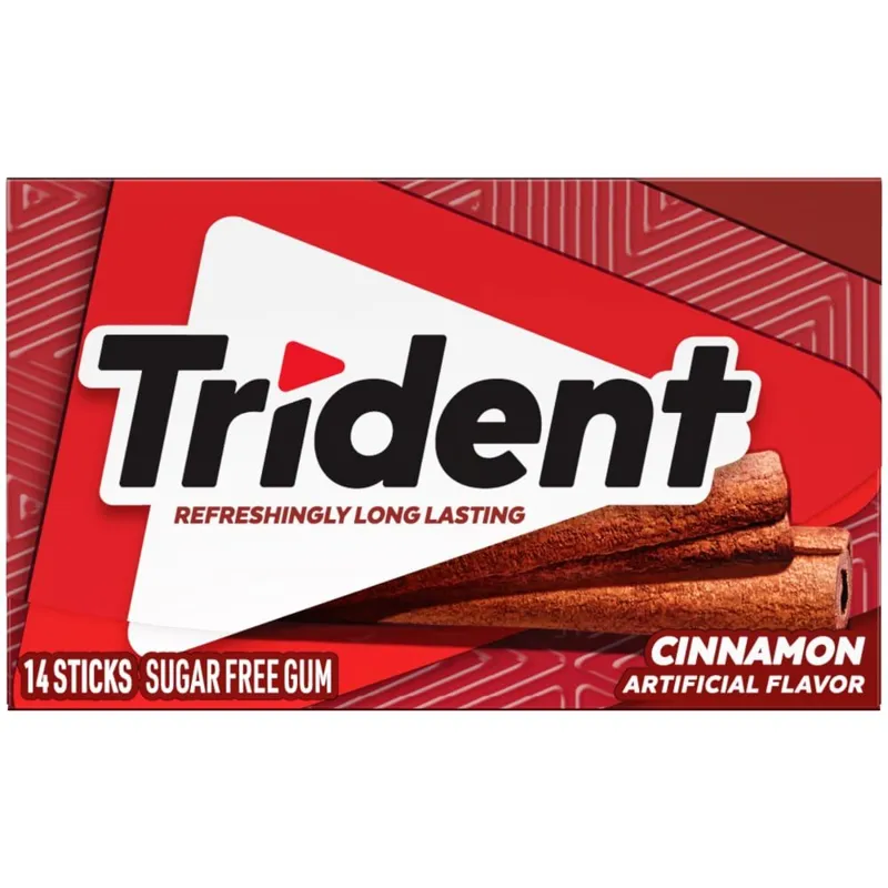 Trident Cinnamon Sugar-Free Gum Box view 1