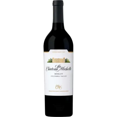 Chateau Ste Michelle Columbia Valley 100% Vinifera Rootstock Merlot 750mL