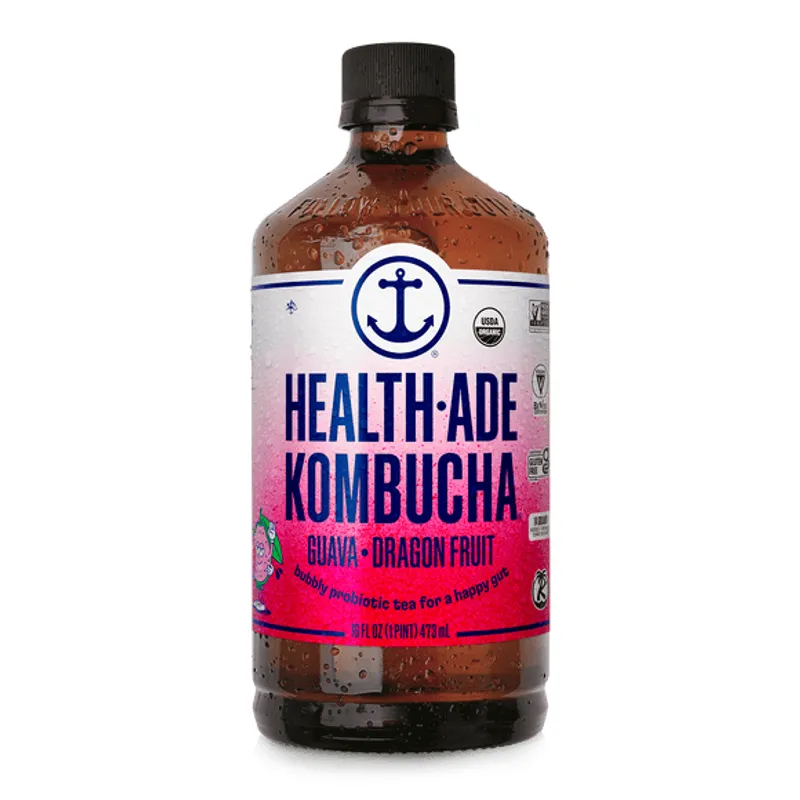 Health-Ade Guava Dragon Fruit Kombucha view 1
