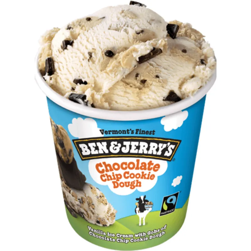 Ben & Jerrys Chocolate Chip Cookie Dough view 1