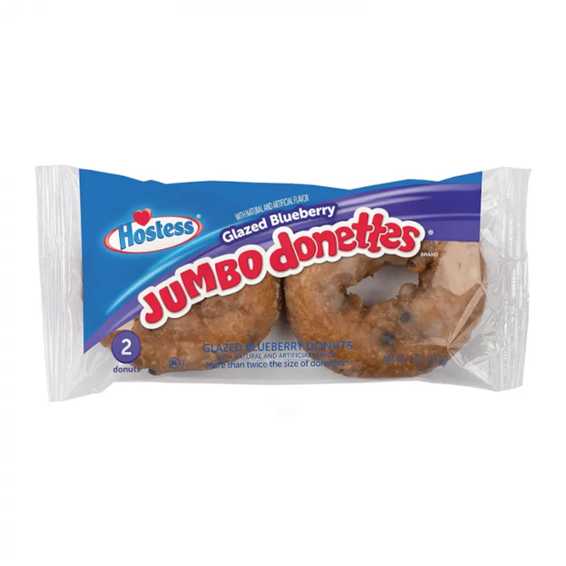 Hostess Jumbo Donettes Glazed Blueberry Bag view 1