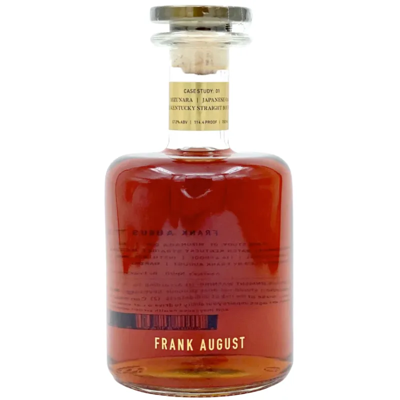 Frank August Case Study Mizunara Kentucky Straight Bourbon view 1