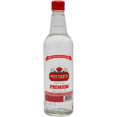 Potter's Premium Triple Distilled Vodka 750ml Bottle