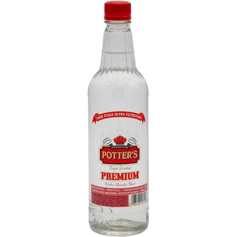 Potter's Premium Triple Distilled Vodka view 1