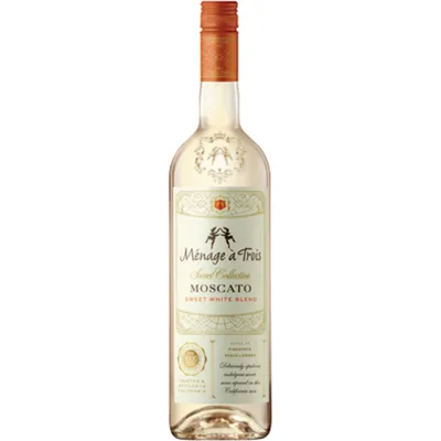 Menage A Trois Moscato Sweet White Blend 750ml Bottle
