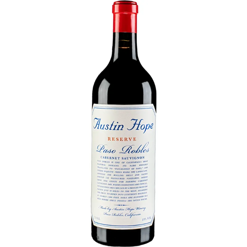 Austin Hope Reserve Paso Robles Cabernet Sauvignon view 1