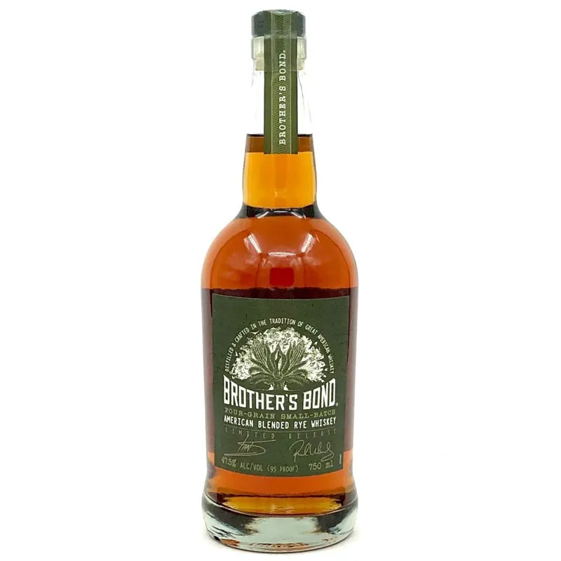 Brother's Bond American Blended Rye Whiskey view 1
