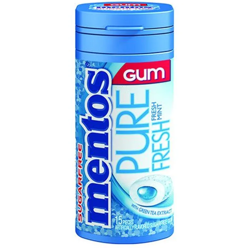 Mentos Pure Fresh Chewing Gum Fresh Mint Pure Breath view 1