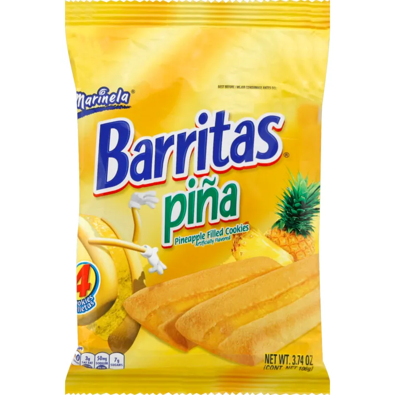 Marinela Barritas Pineapple Filled Cookies view 1